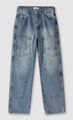 Jeans Straight Carpintero,AZUL ACERO